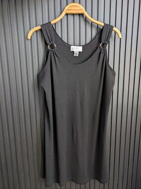 J. Valdi Black Sheer Swim Cover Up | Size M